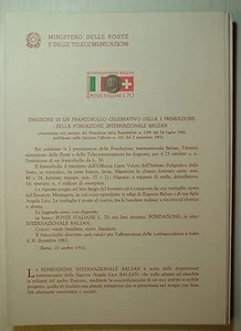 1962 Italia Bollettino Postale N° 87 Balzan - Picture 1 of 1