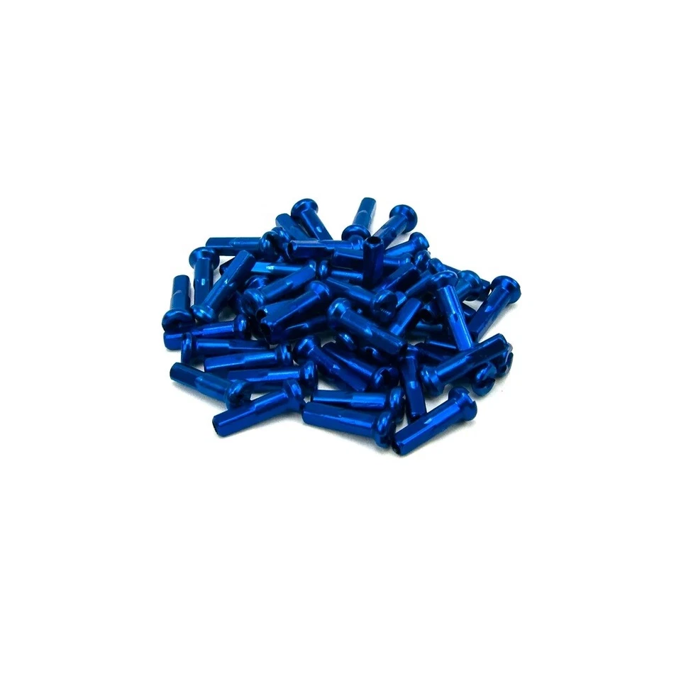 Pezones de aluminio Mission BMX 16 mm - azul Foto 1 de 1