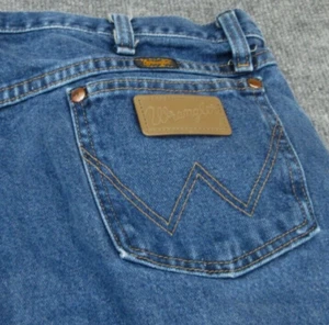Wrangler Jeans Mens 35x32 Blue Cowboy Cut 13MWZ Rodeo Western Denim (Act. 33x30) - Picture 1 of 11