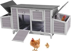Aivituvin Chicken Coop Hen House with Nesting Boxes Outdoor Large Duck Cage - Picture 1 of 7