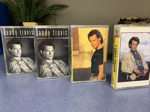 Lot 4 Randy Travis Vintage Cassettes - Picture 1 of 5