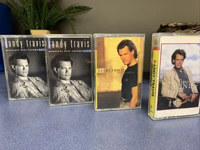 Lot 4 Randy Travis Vintage Cassettes - Image 1 of 4