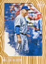 2020 PANINI DIAMOND KINGS FOTL WOOD PARALLEL #/13 WALTER ALSTON NO. 4