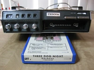 Vintage Quad Tenna 8 track tape player Quadraphonic Q8 TC-77T - Picture 1 of 12
