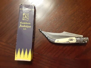 ANDUJAR SPANISH FOLDING POCKET KNIFE  W/ORIGINAL BOX (NICE) - Picture 1 of 16