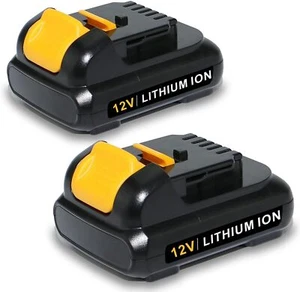 2 PACK DCB203 DCB207 Lithium Battery for Dewalt 20V Max DCB200 DCB201 6.0Ah - Picture 1 of 7
