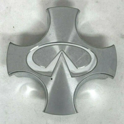 1991-1996 Infiniti G20 14” Wheel Hub Center Cap Machined w/ Chrome Emblem - Imagem 1 de 4