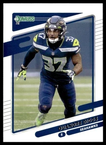 2021 Donruss Quandre Diggs Seattle Seahawks #33 - Picture 1 of 2
