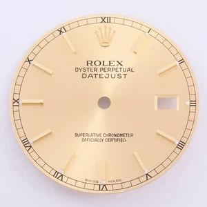 Rolex Datejust 36mm Champagne Stick Dial, roman tracks, Swiss Made #D30 - Picture 1 of 5