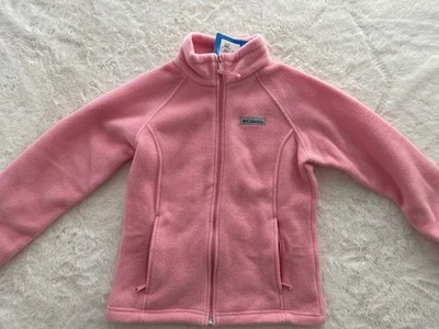 SALE! NEW Pink Columbia Fleece Sweater Girls - YM Full Zip Polyester Outdoor NWT - Image 1 of 4