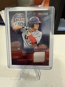 Alex Bregman 2015 Stars & Stripes Longevity Game Gear Relic /299 USA - Foto 1 di 2
