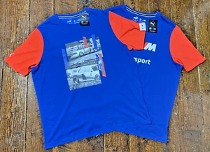 2 camisas Puma BMW Motorsports con logotipo gráfico SS - 2XL azul/rojo para hombre - Imagen 1 de 18