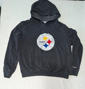 Pink Victoria Secret Pittsburgh Steelers Sweatshirt grau Größe Large Jugend 14-16 - Bild 1 von 10