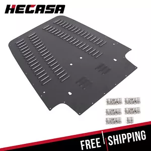 Vented Hood Louver Aluminum Black Grille For Jeep 97-02 Wrangler TJ - Foto 1 di 11