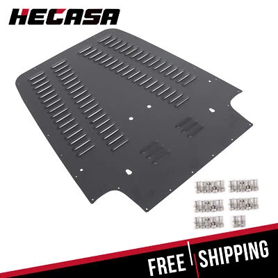 Vented Hood Louver Aluminum Black Grille For Jeep 97-02 Wrangler TJ Foto 1 de 4