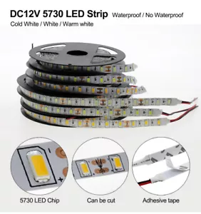 5630 12V 300Leds SMD Waterproof Led Strip Lights Lamp Ultra Bright 5M - 20M - Picture 1 of 13