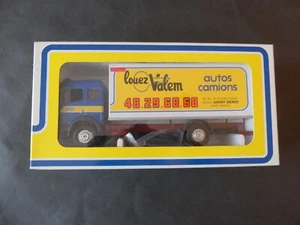 SUBRER CAMION 50 M3 CAPITONNE BLEU ET BLANC PROMOTIONNEL LOUEZ VALEM 1/43 BOITE - Picture 1 of 6