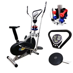 CYCLETTE ELLITTICA BICICLETTA DA CAMERA RICONDIZIONATA HOME TRAINER ALLENAMENTO - Afbeelding 1 van 7