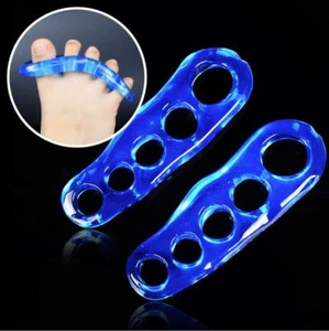1 Pair Yoga Toes Orthotic Toe Straightener Silicone Gel Separator Hammer Bunion - Picture 1 of 7