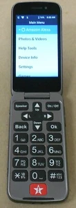 Alcatel Lively Jitterbug 4053S Gray Flip Phone Tested Working 0812-13M - Picture 1 of 6