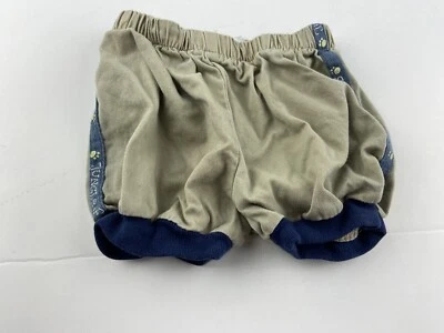 Pantalones cortos de yoga para bebé de 3-6 meses kakhi Jungle Friends Foto 1 de 4