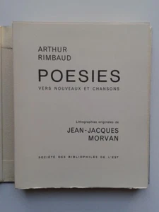 Arthur RIMBAUD " Poésies " Ed. NUM. 1/120 Arches avec LITHOS de MORVAN, 1963 - Picture 1 of 3