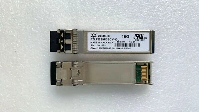 FTLF8529P3BCV-QL Qlogic 16GB FC Fibre Channel SFP+ Short Wave Transceiver Module - Image 1 of 2