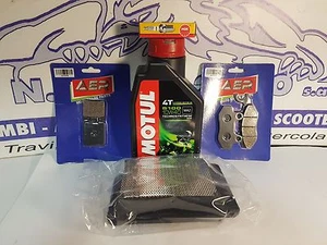 KIT TAGLIANDO SYM SYMPHONY S 50 125 150 OLIO MOTUL 5100 FILTRO FRENI TUTTI - Foto 1 di 1