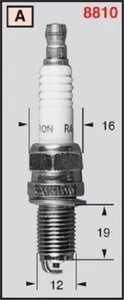 Champion Kawasaki ZL 500 RA6HC Spark Plug - Picture 1 of 1