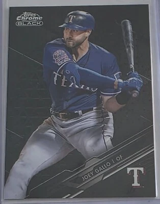 JOEY GALLO 2020 Topps Chrome Black #45 Texas Rangers - Image 1 of 2
