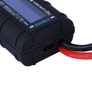 130A DC Watt Meter Professional Power Analyzer with Backlit LCD Black - Picture 1 of 6