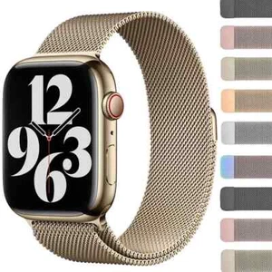 Magnetic Stainless Steel Strap For Apple Watch iWatch Band Series 10 9 8 7 SE 65 - Picture 1 of 24