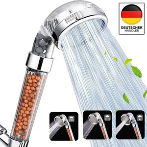 Sparduschkopf mit Ionenfilter Hochdruck Handbrause Duschbrause Wassersparend - Bild 1 von 11