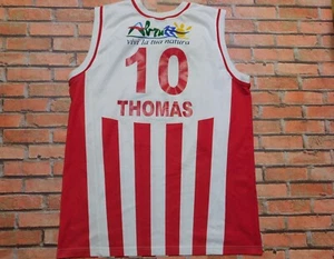 MAGLIA SHIRT MAILLOT CANOTTA BASKET SPORT TERCAS TERAMO THOMAS 10 tg. XL - Picture 1 of 2