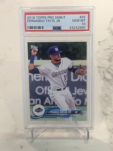 2018 Topps Pro Debut #55 Fernando Tatis Jr Rookie RC PSA 10 - Picture 1 of 2