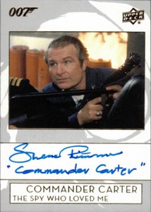 Upper Deck James Bond 007 Collection Shane Rimmer Auto Autograph Inscription