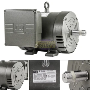 7.5 HP Replacement Motor 1 Phase 3450 RPM 184T For Ingersoll Rand Compressor - Picture 1 of 8