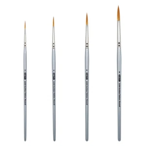 AS-28 Golden Taklon Synthetic Rounds Pinsel Set 4-teilig - Bild 1 von 6