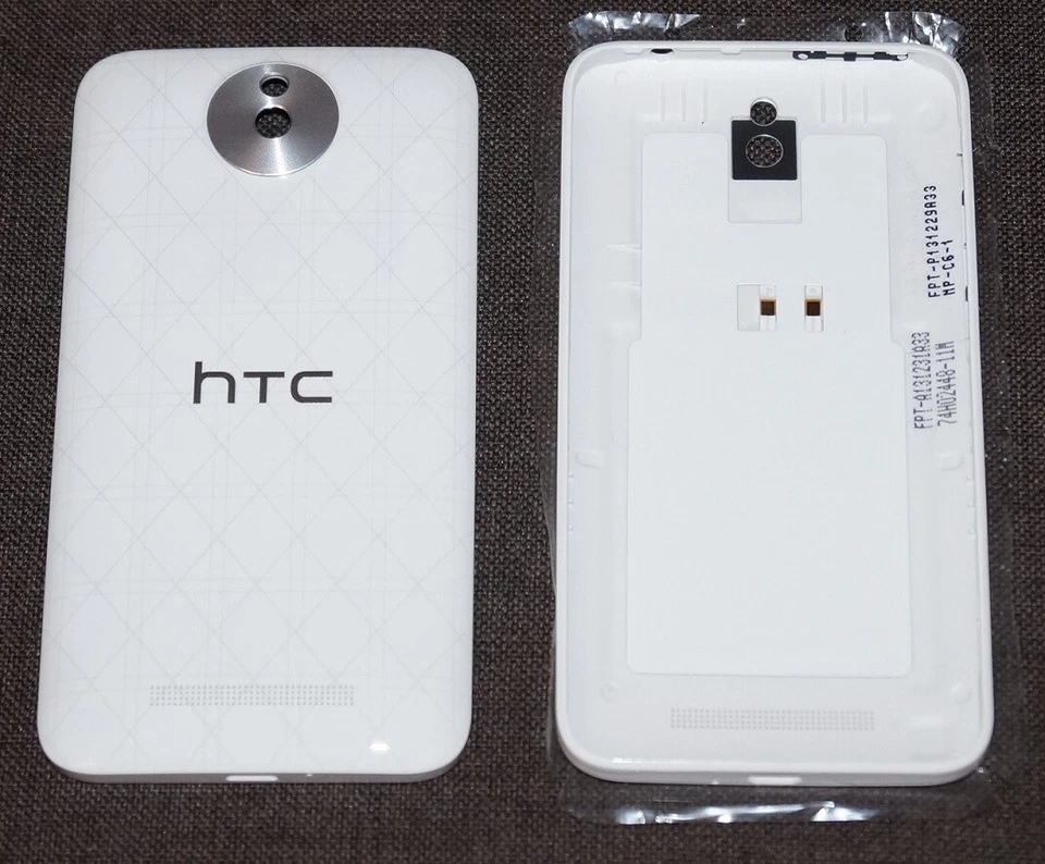 Original HTC Desire 501 603h Battery Cover Buttons White - Image 1 of 1