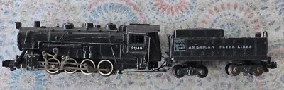 Gilbert American Flyer 21145 0-8-0 NKP Switcher Locomotive &Tender 1958 Serviced - Image 1 of 4
