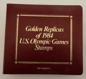 Golden Replica 1984 U.S. Olympic Games , 22kt Gold FDC C101-C104 2048-2051 - Picture 1 of 13