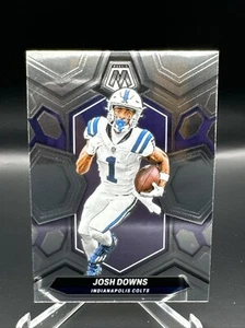 2024 Panini Mosaic - Silver Holo Base #95 Josh Downs Indianapolis Colts - Picture 1 of 2