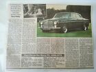 Vintage newspaper clipping .ROVER P5. A drawing room on wheels. One page.1996