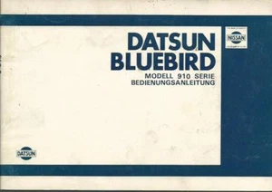 NISSAN BLUEBIRD manual de instrucciones 1980 manual de instrucciones 910 manual BA - Imagen 1 de 4