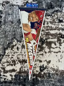 Vintage 1998 Mark McGwire 70 Record Break Home Runs Pennant Baseball Banner New - Picture 1 of 4