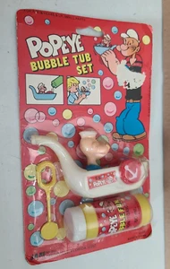 Vintage Popeye Bubble Tub Set by Ja-Ru. NEW - Picture 1 of 2