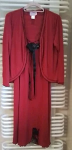 Little Rose Nachthemd + Bolero Gr. M Rot - Bild 1 von 3