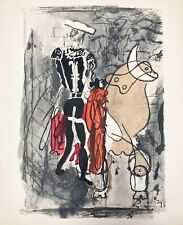 Georges Braque "Bullfighter" 1957 Original Lithograph in Colors