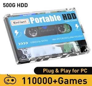 Super Konsole HDD 500G 110000 Spiele Batocera 70 Emulatoren Plug & Play für PC/Mac - Bild 1 von 9
