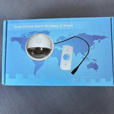 Sirene estroboscópica Fortrezz SSA1 alarme sem fio Z-Wave - Imagem 1 de 4